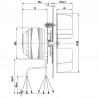 Extracteur de fumée : EBM PAPST - r2e180-cq82-01 - 68 W