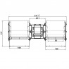 Ventilateur centrifuge : fergas cfd-da80x83-35