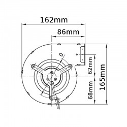 Ventilateur centrifuge : ebmpapst d2e097-be01-02