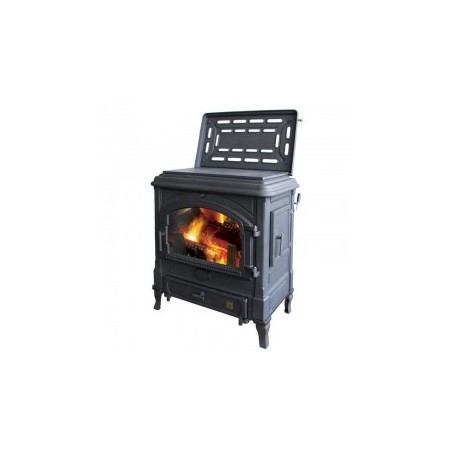 Struvay : Poêle à bois et charbon SURDIAC  Bayard II mixte 13,6 kW