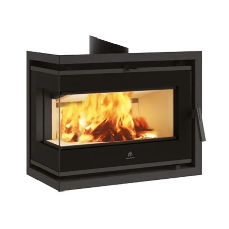 STRUVAY : Insert à bois EDILKAMIN Firebox RIGA 49 coté droit vitré