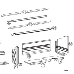 STRUVAY : Edilkamin : R636780 SCREEN 100 BLOCAGE DEFLEC ARR
22