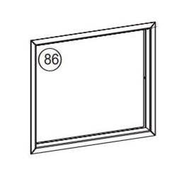 STRUVAY : Edilkamin : R630600 CADRE EXTERNE PELLINSERT