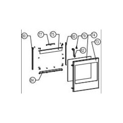 STRUVAY : Edilkamin : R920059 KIT REMPL. VITRE IDROPELLBOX /
74
