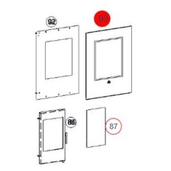 STRUVAY : Edilkamin : R920066 KIT REMPL. VITRE EXTERNE TWIN
93