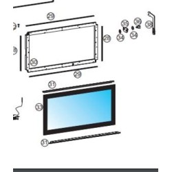 STRUVAY : Edilkamin : R920046 KIT REMPL. VITRE SCREEN 100 /
33