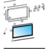 STRUVAY : Edilkamin : R920046 KIT REMPL. VITRE SCREEN 100 /
33