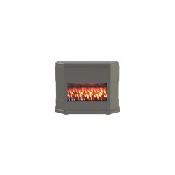 Poele a gaz Well Straler A84 MIL Anthracite 9.3 kW