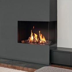 Insert à gaz Well Straler DIVA 3 R Coin Droit (9.5 kW)
